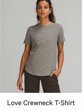 lululemon athletica Love Crewneck T-Shirt - Heather Gray
